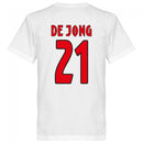 Amsterdam Team De Jong 21 T-Shirt - White