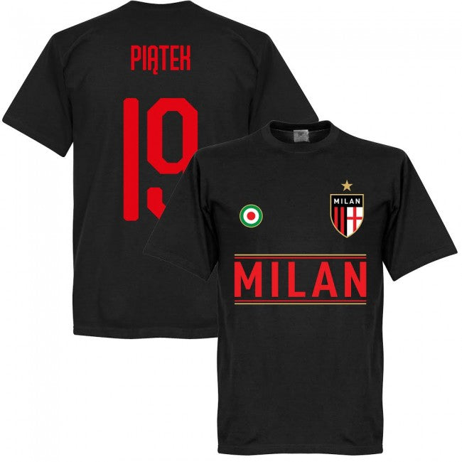 Milan Piatek 19 Team T-Shirt - Black