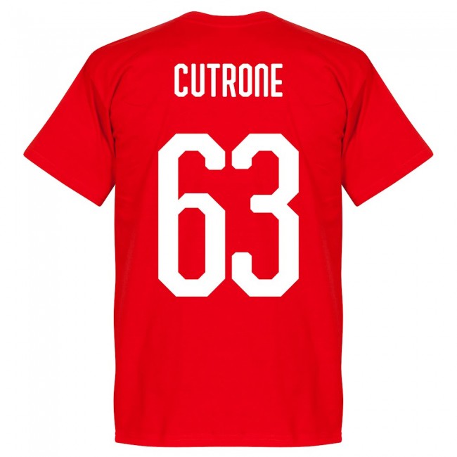 Milan Cutrone 63 Team T-Shirt - Red