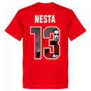 AC Milan Nesta 13 Gallery Team T-Shirt - Red