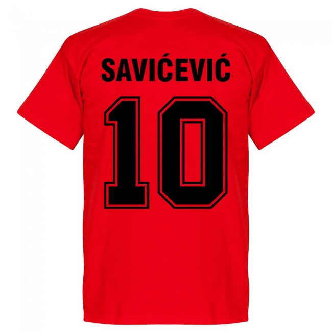 AC Milan Savicevic 10 Team T-Shirt - Red