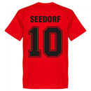 Milan Seedorf 10 Team T-Shirt - Red