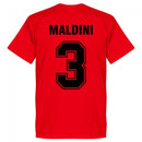 AC Milan Maldini 3 Team T-Shirt - Red
