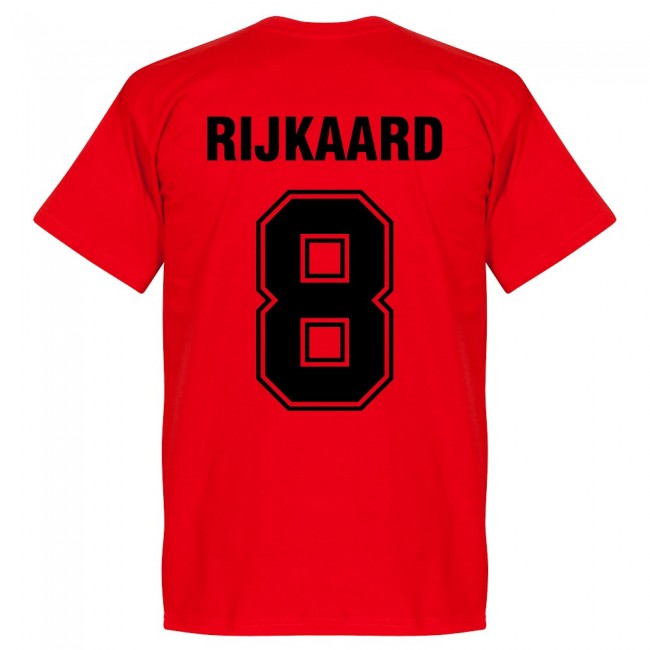 AC Milan Rijkaard 8 Team T-Shirt - Red