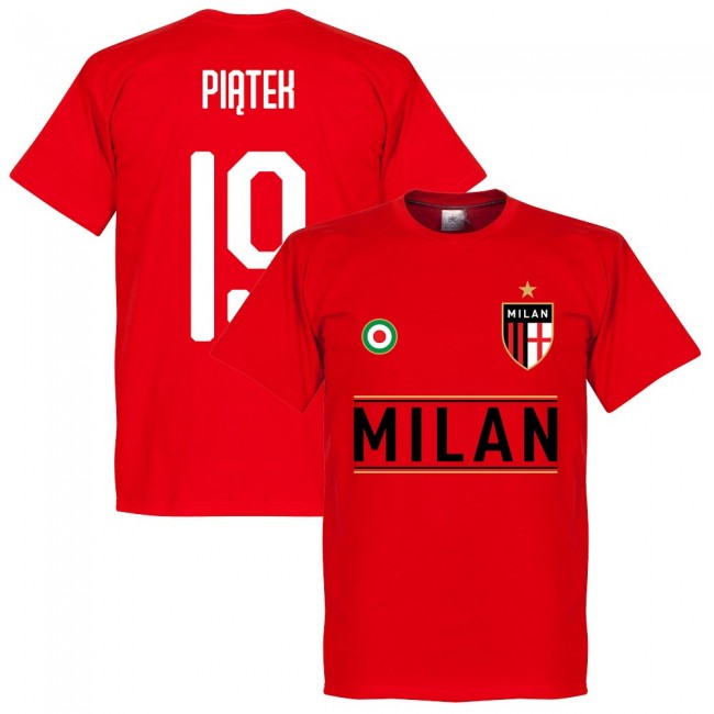 Milan Piatek 19 Team T-Shirt - Red