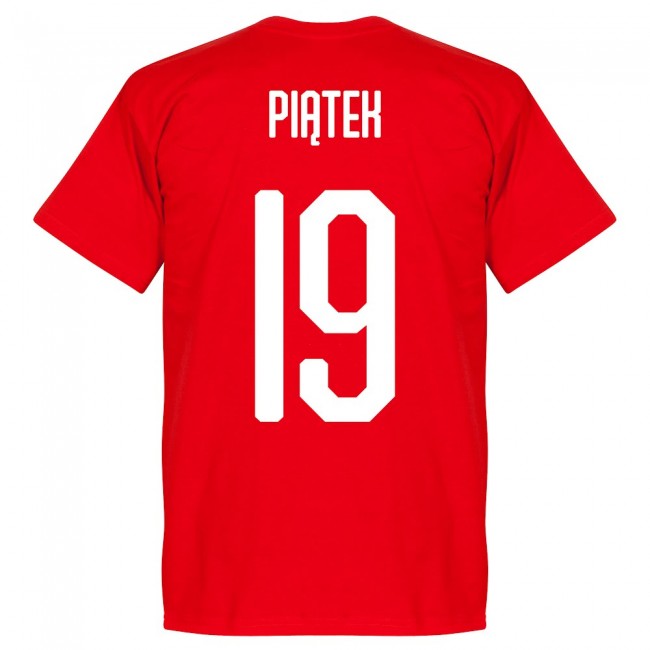 Milan Piatek 19 Team T-Shirt - Red