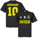 Inter Bergkamp 10 Team T-Shirt - Black