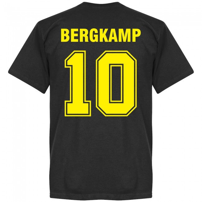 Inter Bergkamp 10 Team T-Shirt - Black
