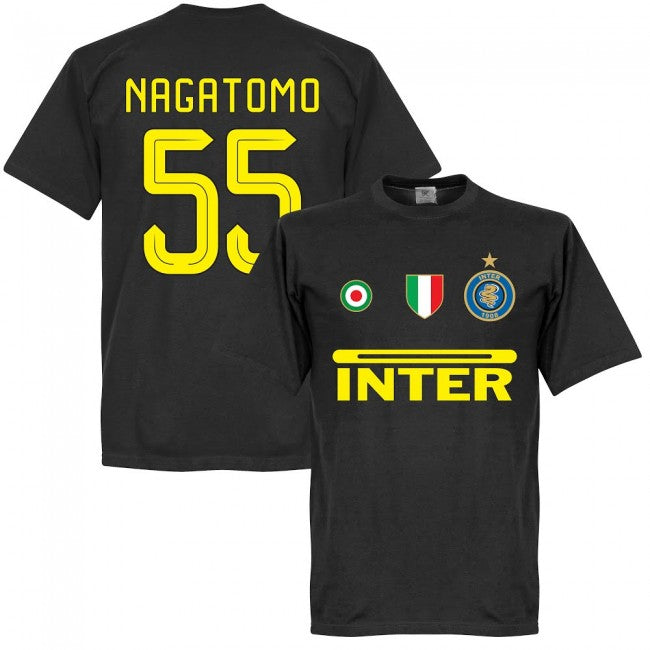 Inter Nagatomo 55 Team T-Shirt - Black