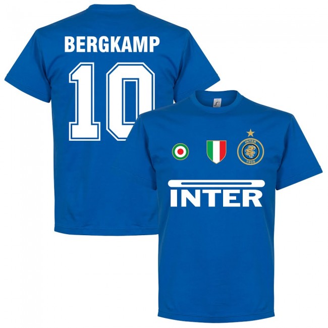 Inter Bergkamp 10 Team T-Shirt - Royal