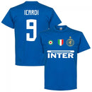 Inter Icardi 9 Team T-Shirt - Royal