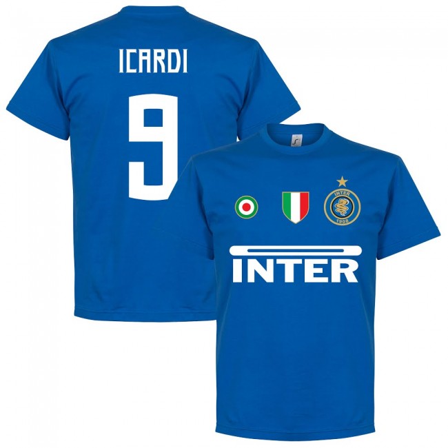 Inter Icardi 9 Team T-Shirt - Royal