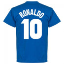 Inter Ronaldo 10 Team T-Shirt - Royal