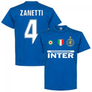 Inter Zanetti 4 Team T-Shirt - Royal