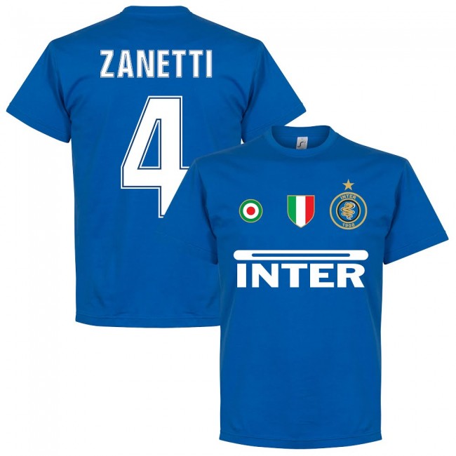 Inter Zanetti 4 Team T-Shirt - Royal