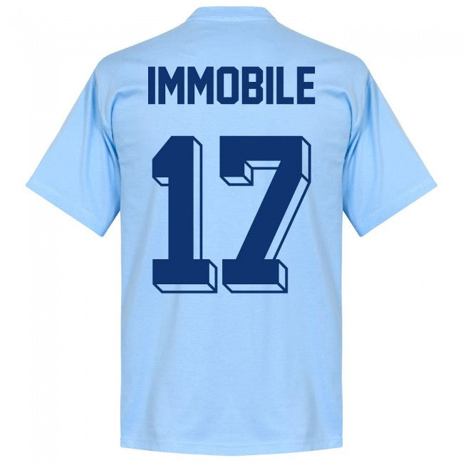 Lazio Immobile 17 Team T-Shirt - Sky