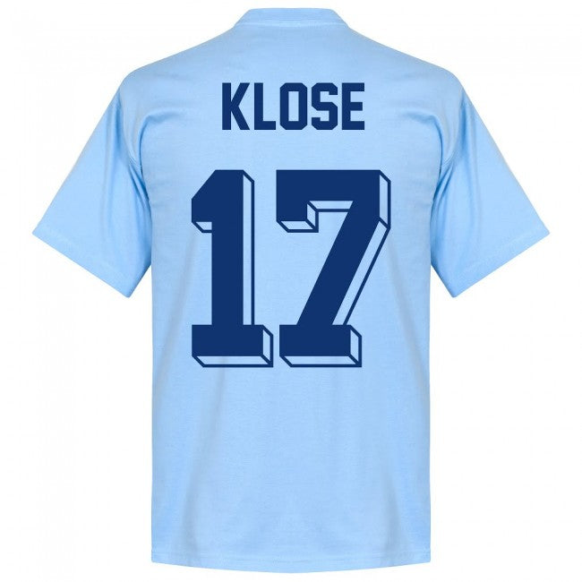 Lazio Klose 17 Team T-Shirt - Sky