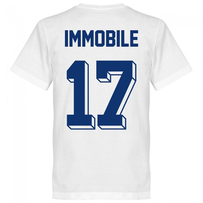 Lazio Immobile 17 Team T-Shirt - White