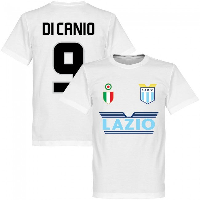 Lazio Di Canio 9 Team T-Shirt - White
