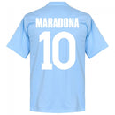 Napoli Maradona 10 KIDS Team T-Shirt - Sky
