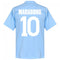 Napoli Maradona 10 KIDS Team T-Shirt - Sky