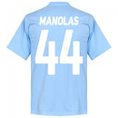 Napoli Manolas 44 Team T-Shirt - Sky