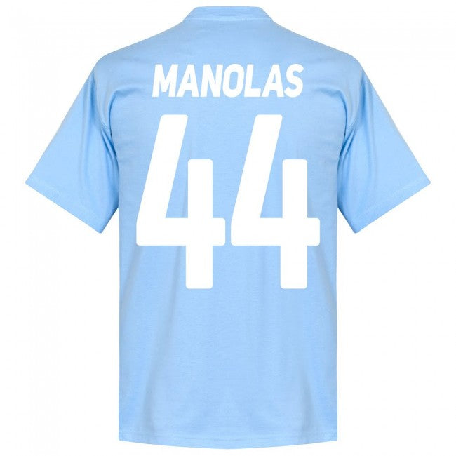 Napoli Manolas 44 Team T-Shirt - Sky