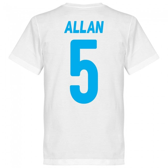 Napoli Allan 5 Team T-Shirt - White