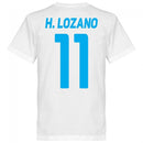 Napoli H. Lozano 11 Team T-Shirt - White