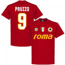 Roma Vintage Pruzzo 9 Team T-Shirt - Tango Red