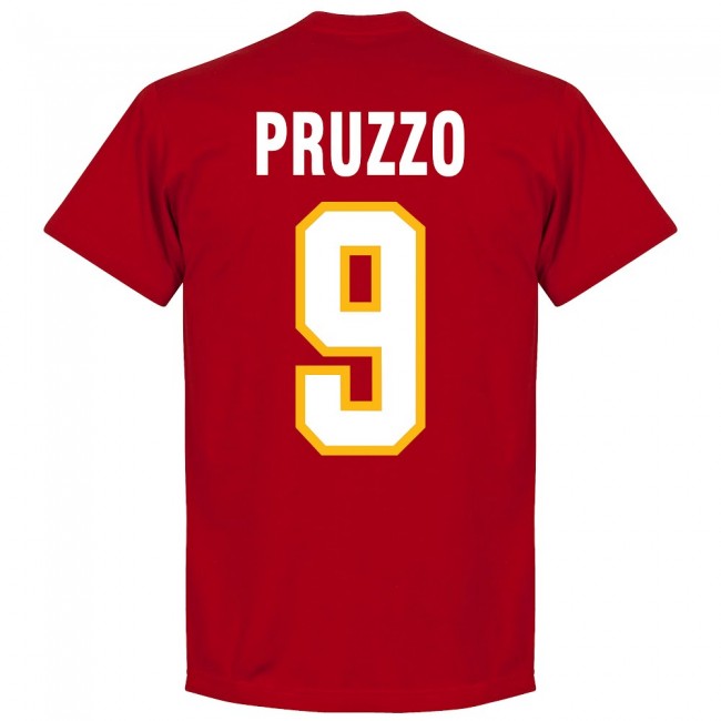 Roma Vintage Pruzzo 9 Team T-Shirt - Tango Red