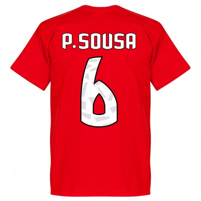 Benfica P. Sousa 6 Team T-Shirt - Red