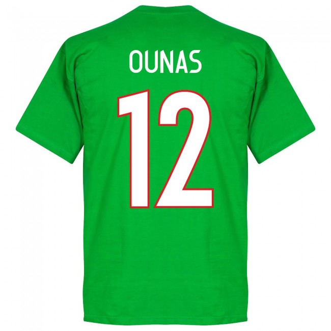 Algeria Ounas 12 Team T-Shirt - Green