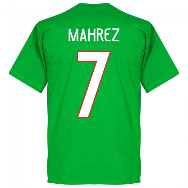 Algeria Mahrez 7 Team T-Shirt - Green