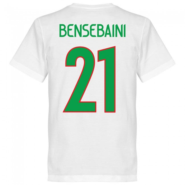 Algeria Bensebaini 21 Team T-shirt - White