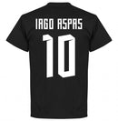 Celta Vigo Iago Aspas 10 Team T-Shirt - Black