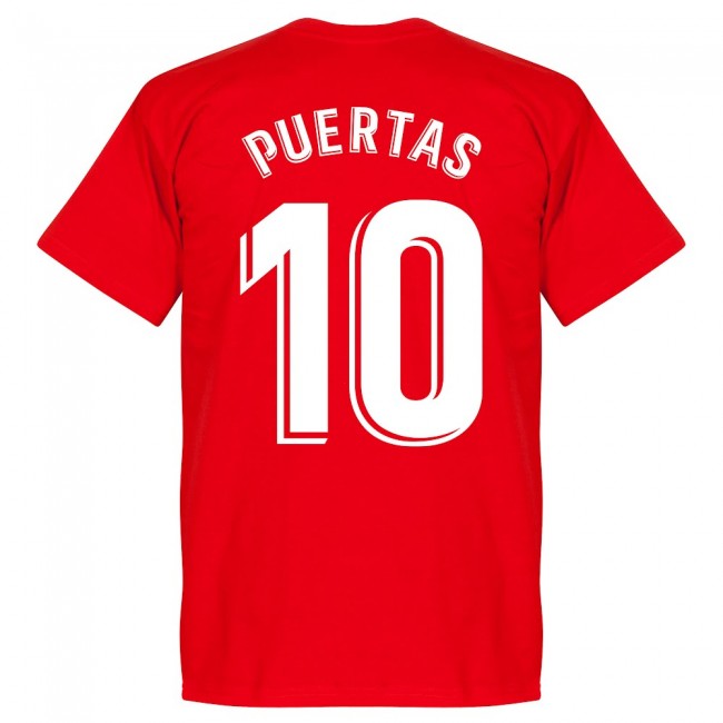 Granada Puertas 10 Team T-Shirt - Red
