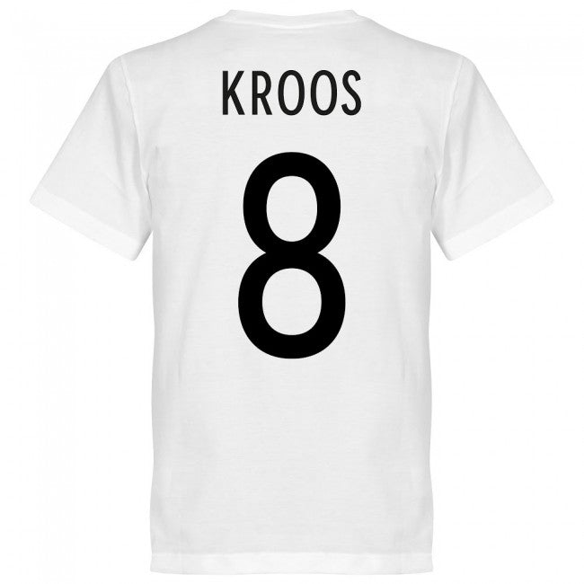 Germany Kroos 8 2020 Team T-Shirt - White