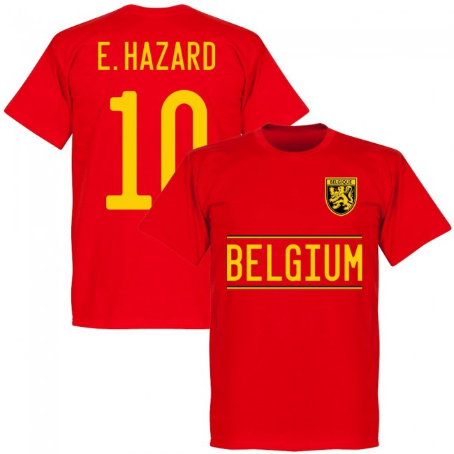 Belgium Hazard 10 2020 Team T-Shirt - Red