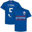 Cambodia S. Visal 5 Team T-shirt - Royal