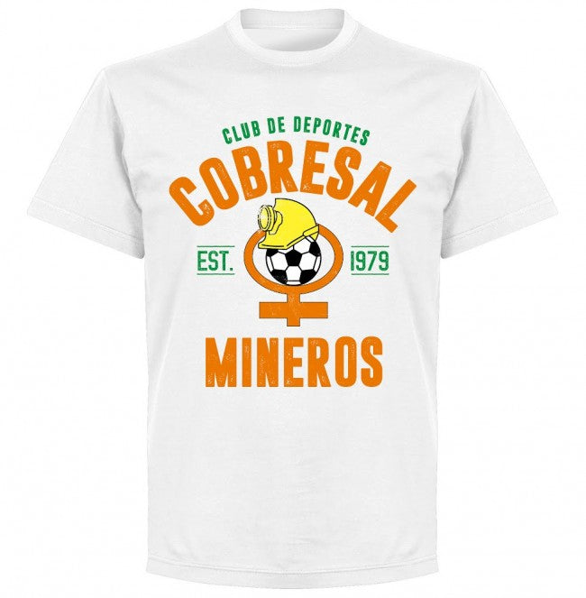 Cobresal Established T-Shirt - White - Terrace Gear