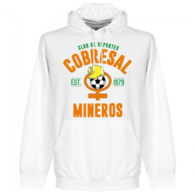 Cobresal Established Hoodie - White - Terrace Gear