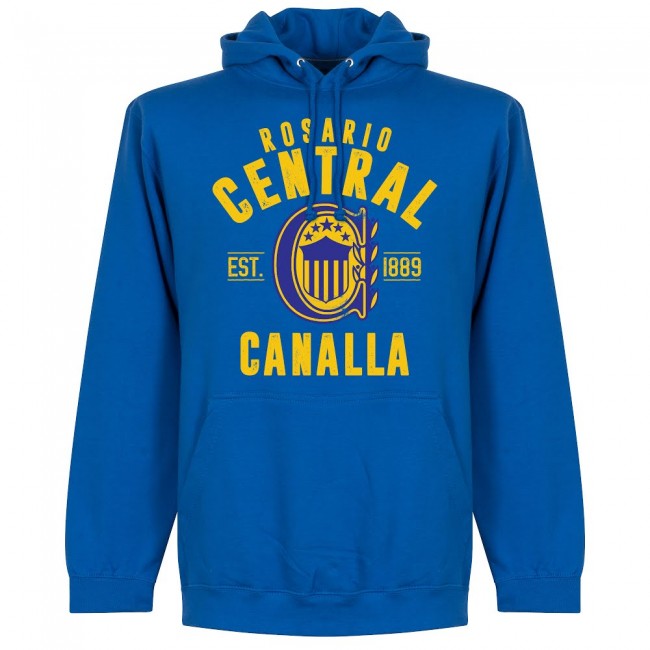 Rosario Central Established Hoodie - Royal - Terrace Gear