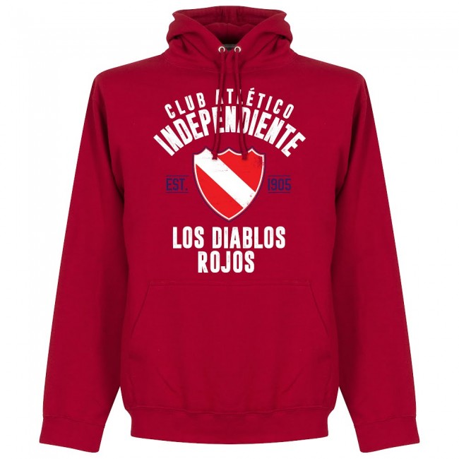 Independiente Established Hoodie - Red - Terrace Gear