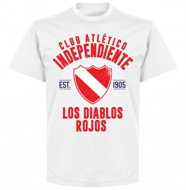 Independiente Established T-Shirt - White - Terrace Gear