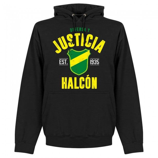 Defensa Justica Established Hoodie - Black - Terrace Gear