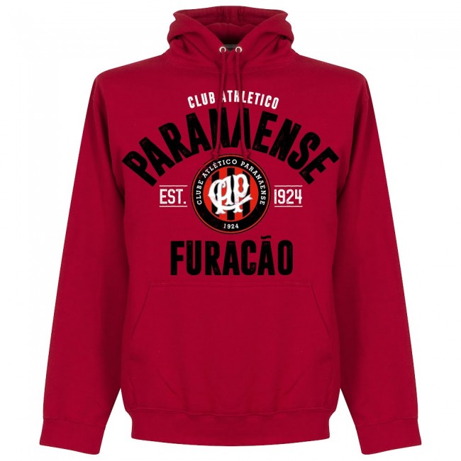 Atletico Paranaense Established Hoodie - Red - Terrace Gear