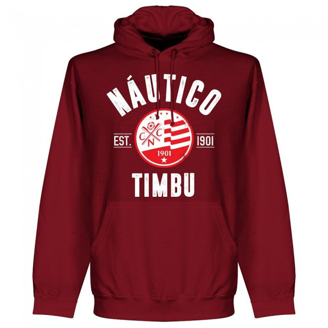 Nautico Established Hoodie - Maroon - Terrace Gear