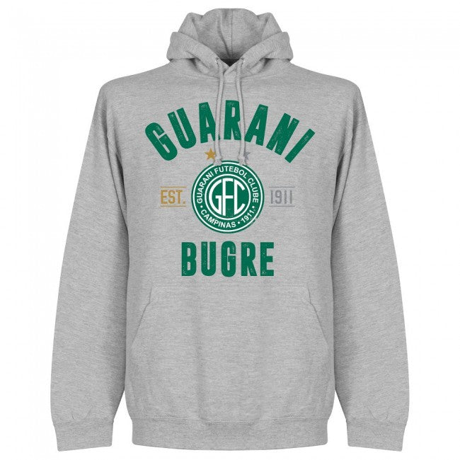 Guarani Established Hoodie - Grey - Terrace Gear