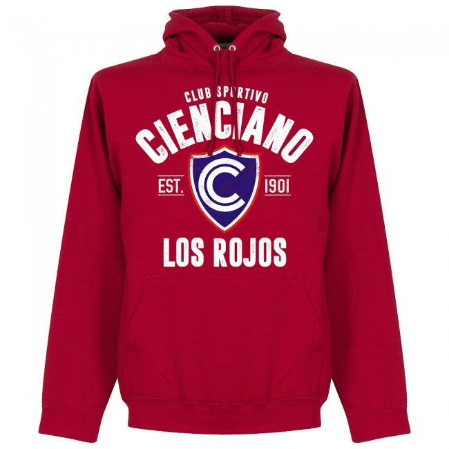 Cienciano Established Hoodie - Red - Terrace Gear